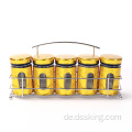 Marbl Spice Jar Set für Plastikgewürz -Jar Mini -Kanister